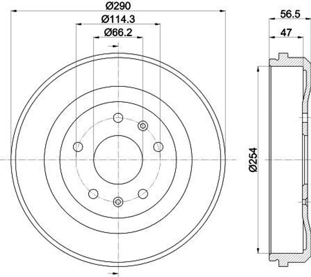 Tambour de frein HELLA 8DT 355 300-901 : Stop aux bruits et vibrations