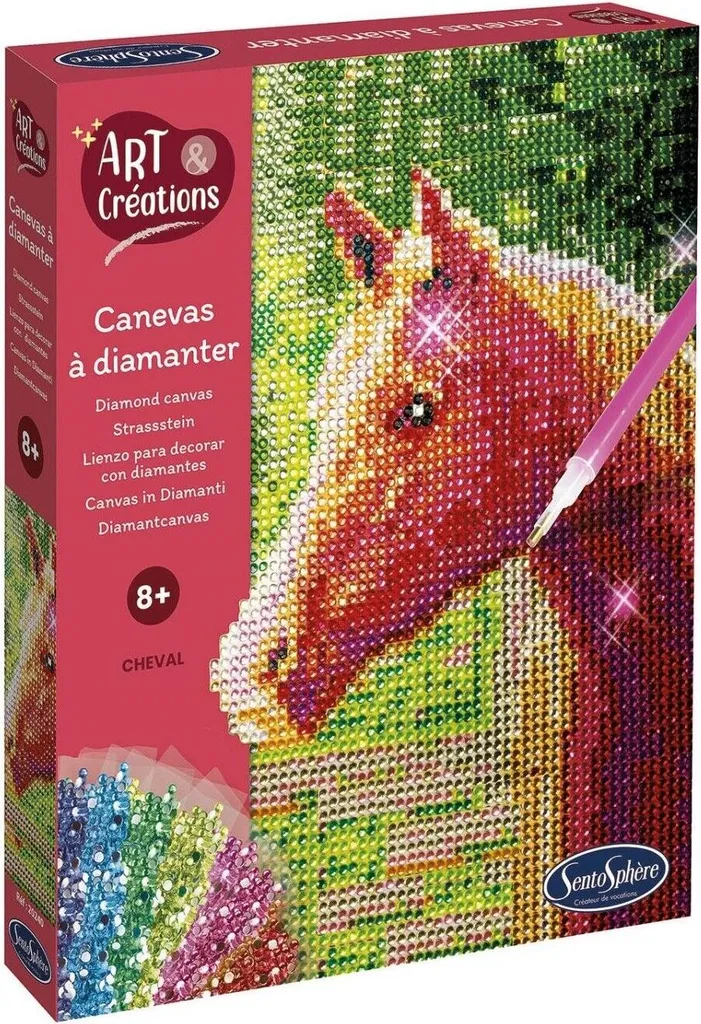 Sentosphere Diamond Painting Cavallo - Kit Creativo Design e Relax