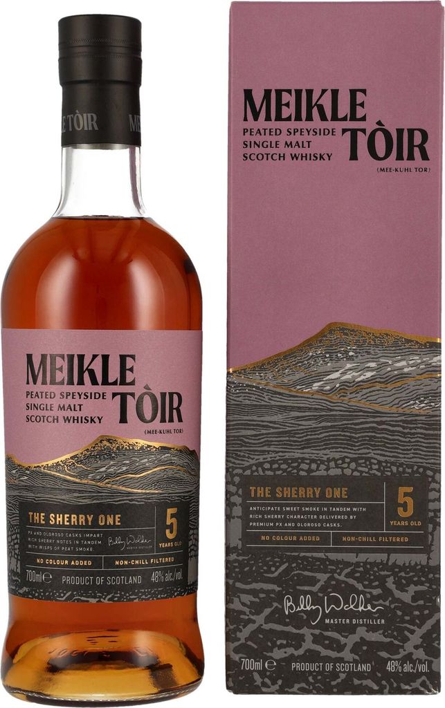 Meikle Toir 5 Years The Sherry One + Box 700ml 48% Vol. Produktbild 