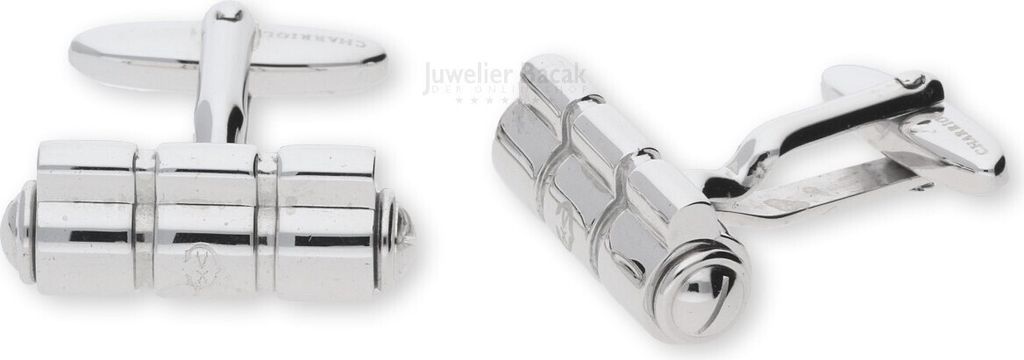 Charriol Manschettenknöpfe 01132CC Edelstahl palladiniert