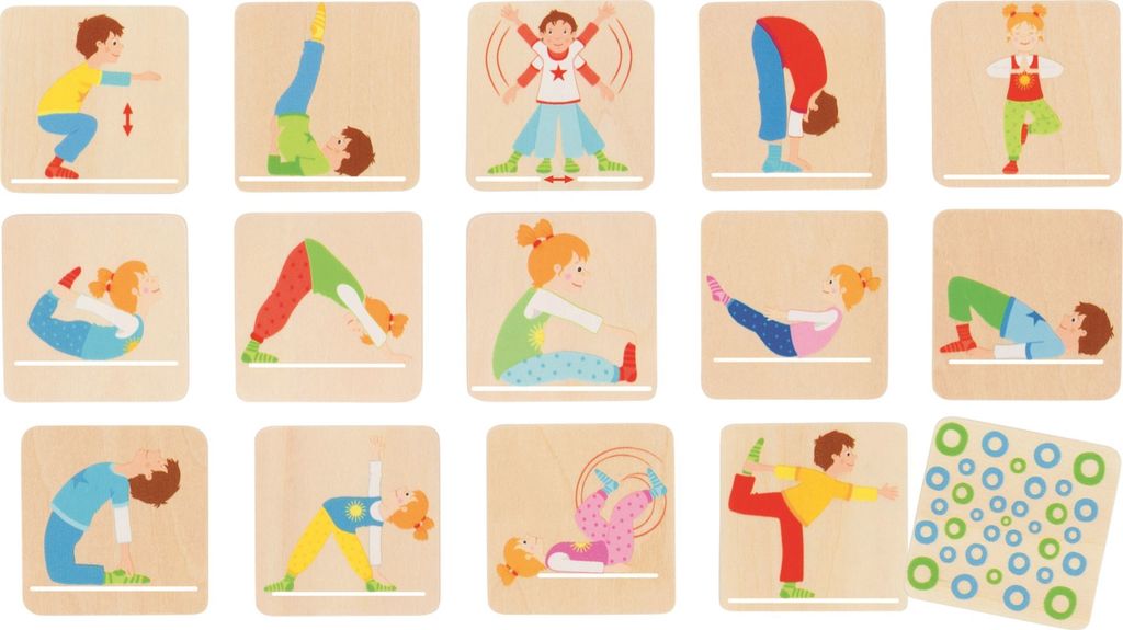 Goki Jeu de mémoire en bois Gymnastique, 32 pcs. Image du produit 