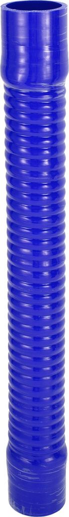 1 Stück 51mm 2,01" ID 500mm 19,69" Länge 0° Blau Auto-Gewindesilikonschlauch Kühlmittelschlauch Universal