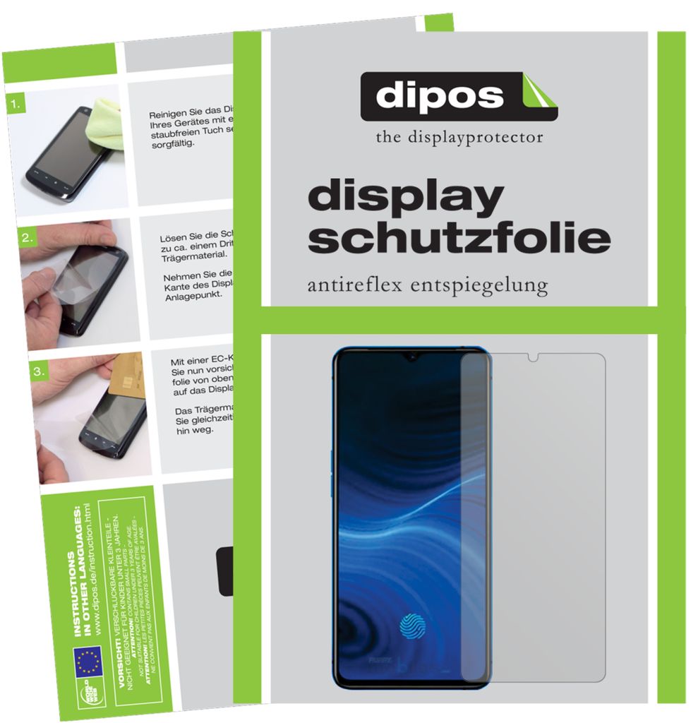 1x Schutzfolie für Oppo Realme X2 Pro matt Displayschutzfolie Folie Display Schutz dipos