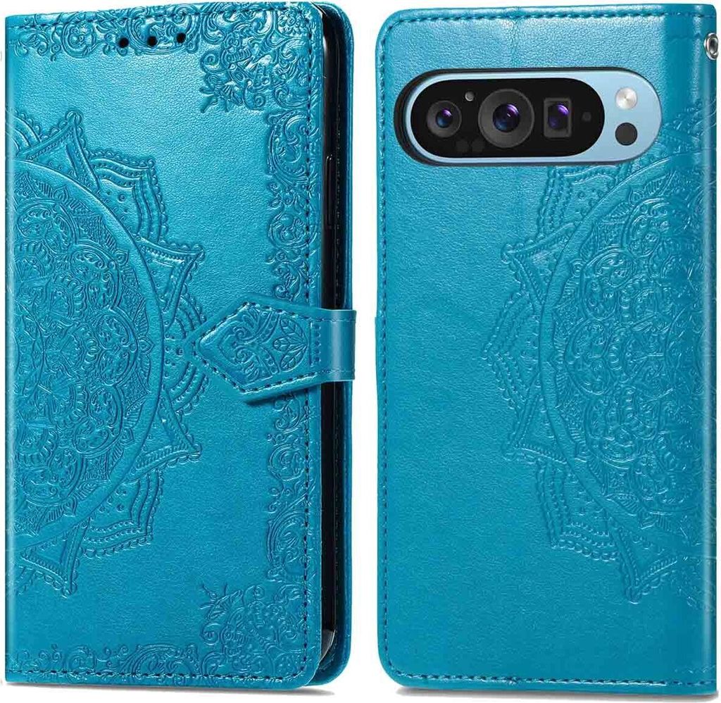imoshion Mandala Klapphülle Google Pixel 9 Pro XL - Türkis
