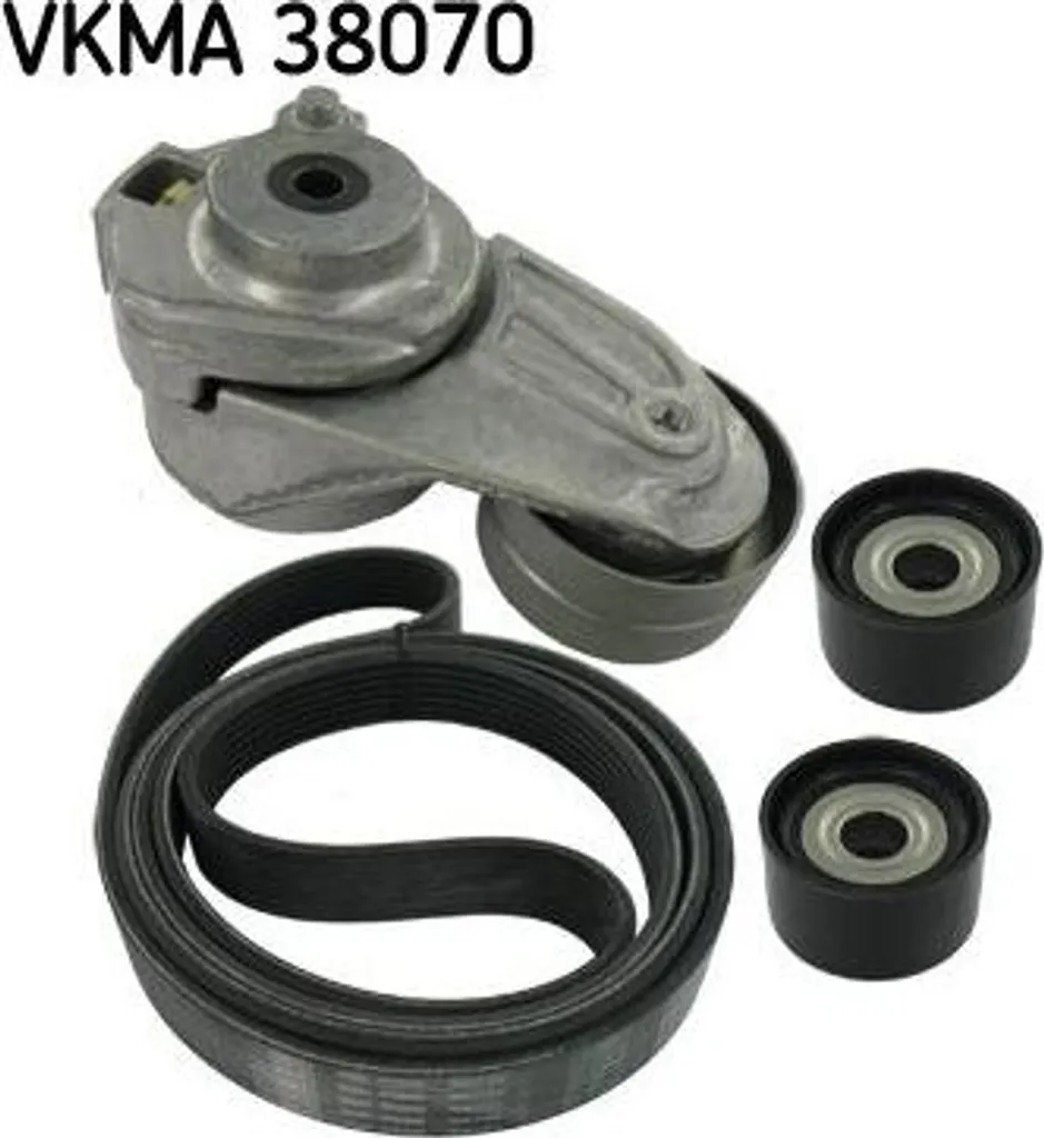 SKF VKMA38070 Kit de Courroies Trapézoïdales OE 04891587AA pour Sprinter
