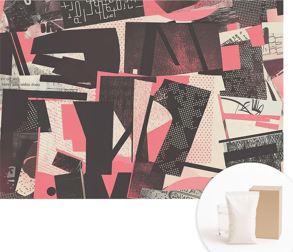 Fototapete - Wandbilder für Wohnzimmer - 312x219 cm - Dekorative Wandfolie - Modernes Design für Wanddekoration - Tapeten für Innenräume - Geom...