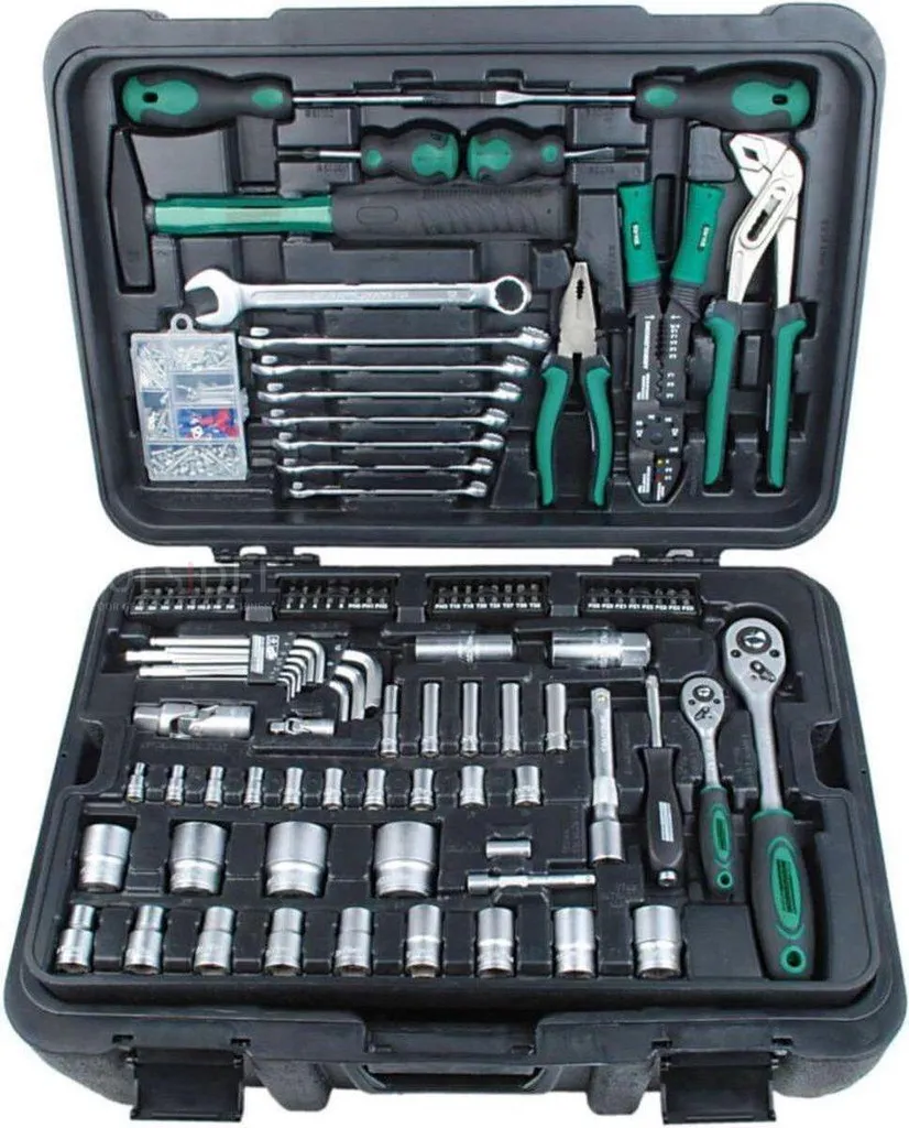 Servante d'atelier équipée Mannesmann 122 outils - Chariot mobile robuste