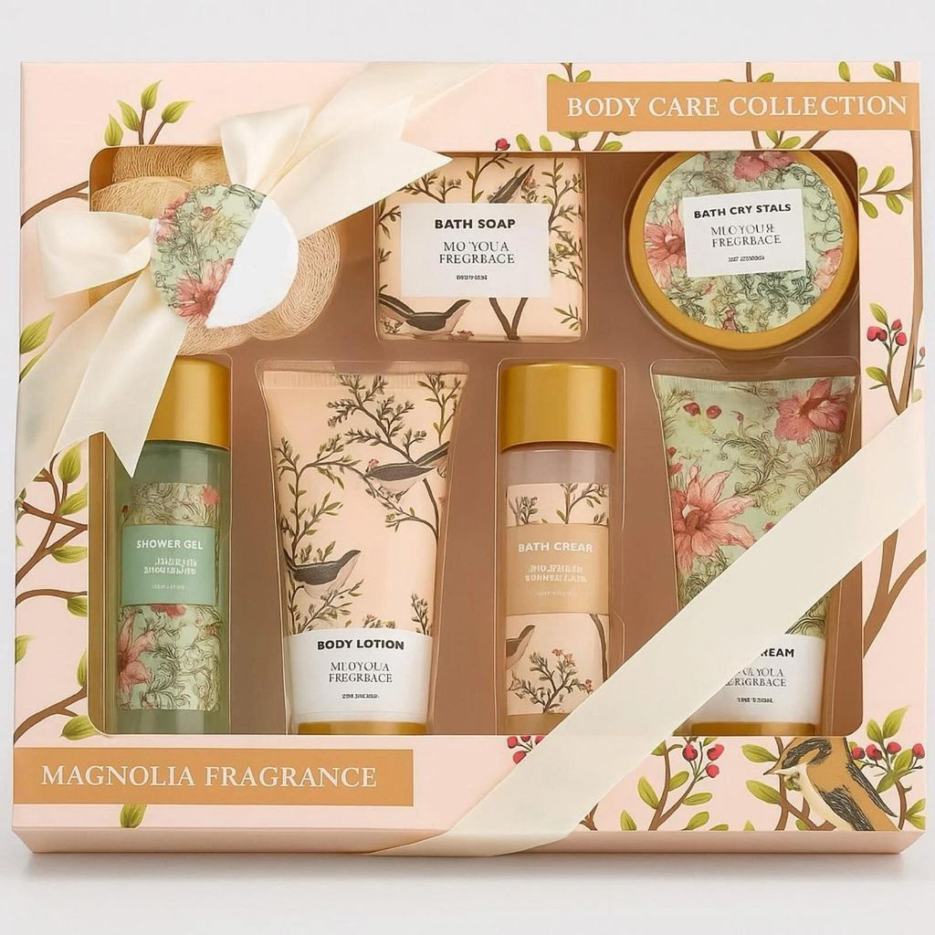 Geschenkset Sandelholz Rose Duschgel, Bodylotion, Badecreme Produktbild 