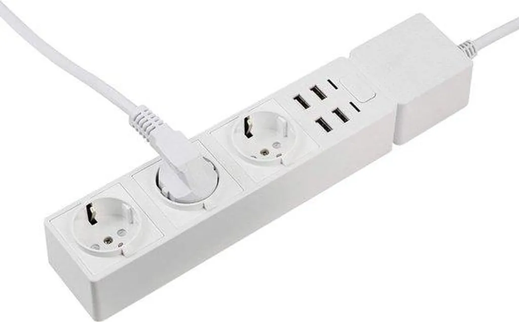 Pack Domotique Wi-Fi : 3 Prises Secteur et 4 USB pour Maison Connectée