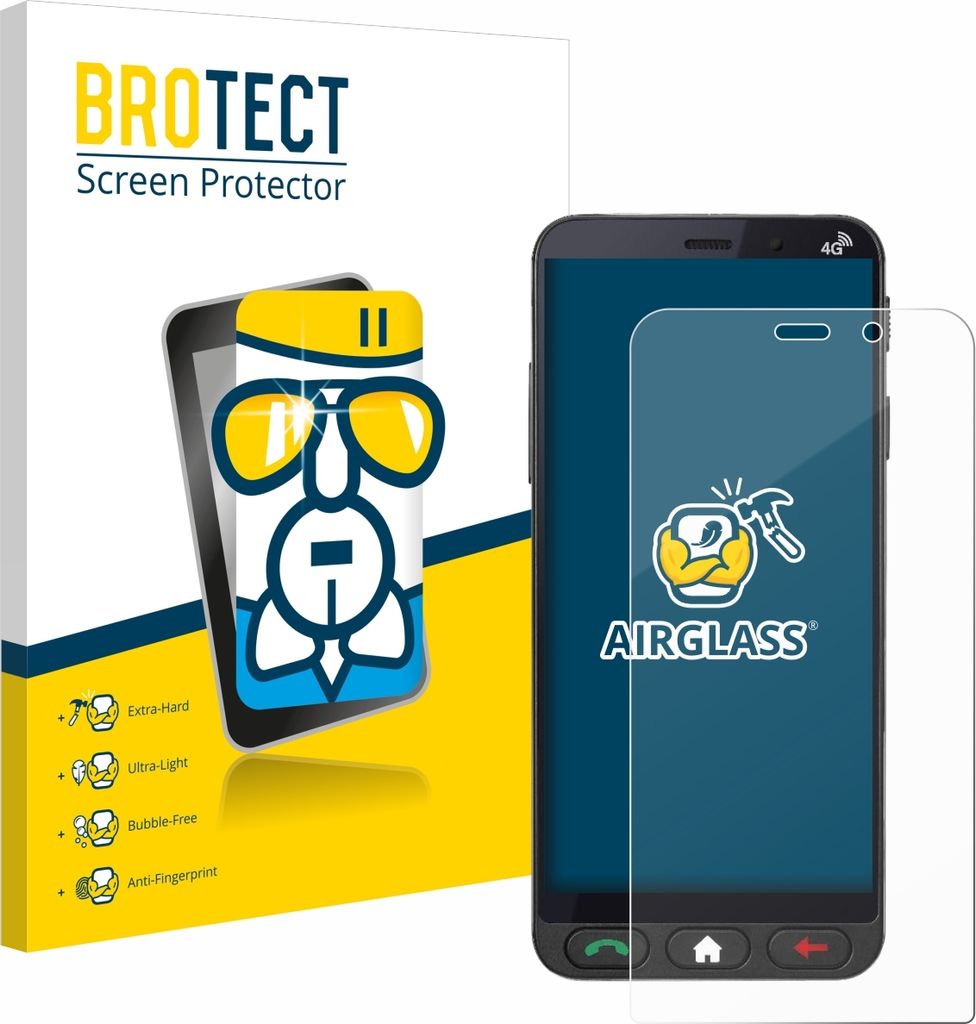 BROTECT Schutzglas für Brondi Amico Vero 4G Schutzfolie Panzer Folie Glas Display Schutz klar