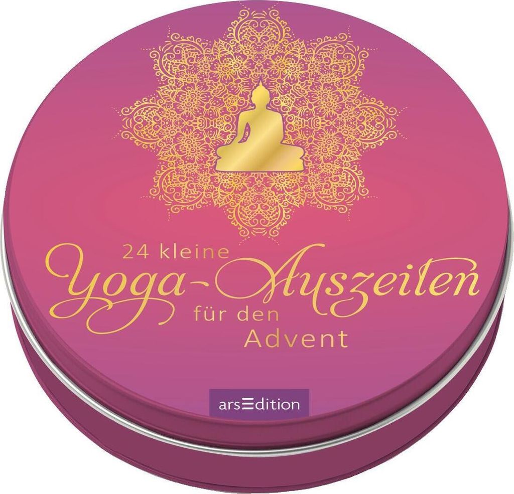 Adventskalender in der Dose. 24 kleine Yoga-Auszeiten für den Advent