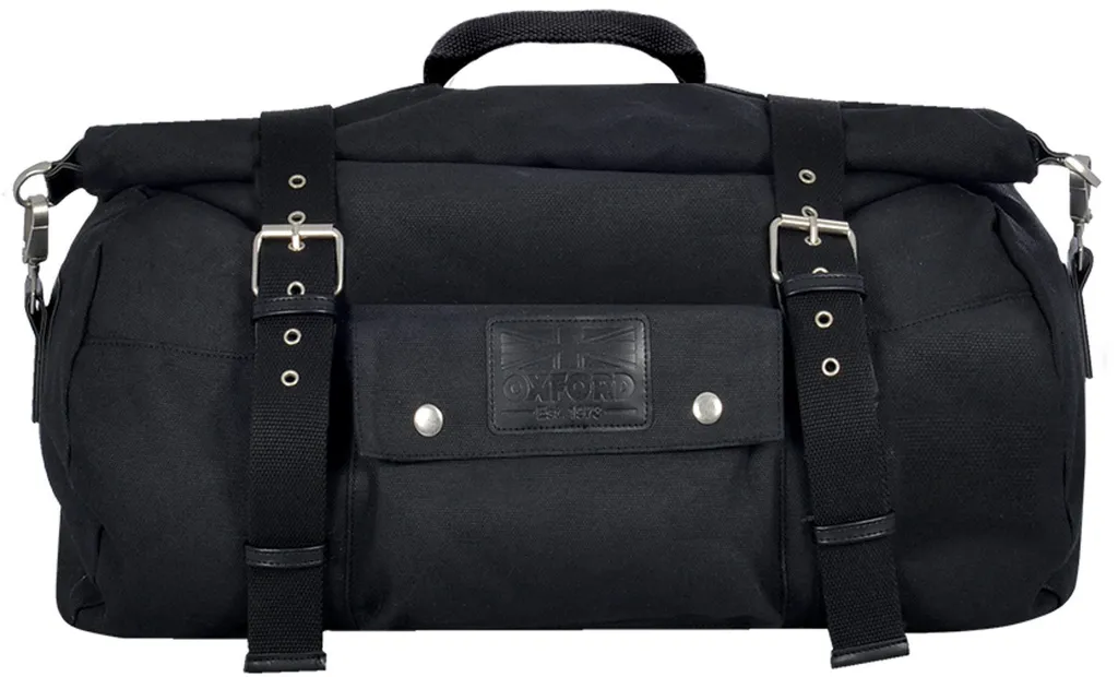 Gardez vos affaires au sec avec le sac moto OXFORD Heritage 30L Noir