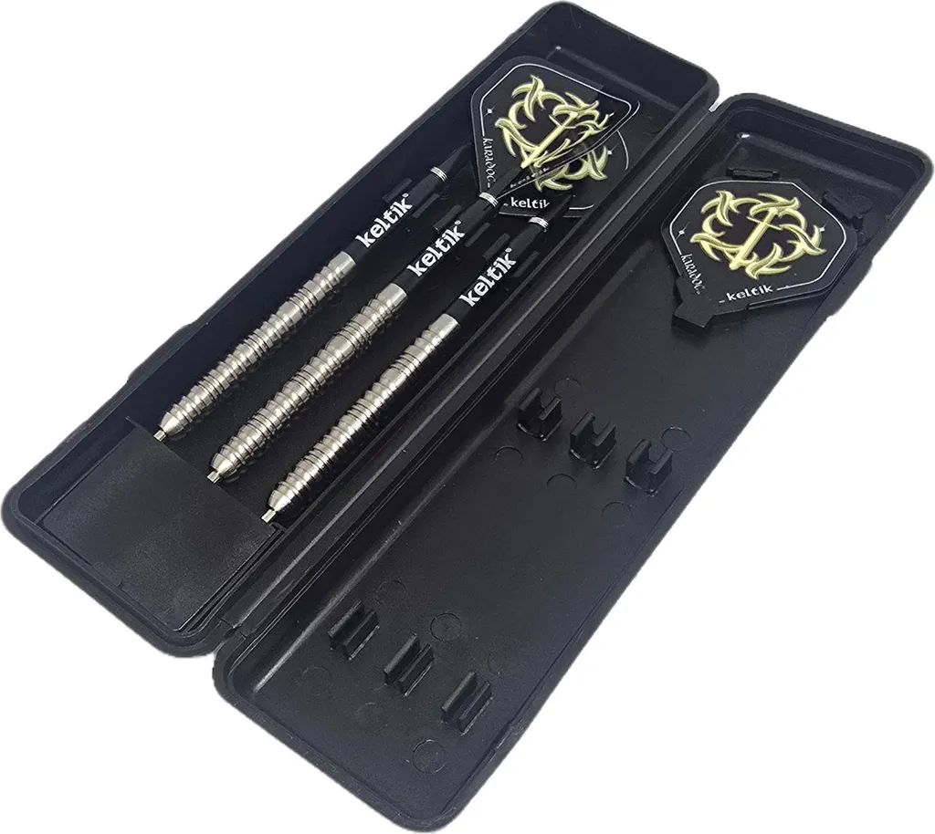 Fléchettes Steeldart Keltik Corvin 22g Silver 90% Tungstène de Précision - 6