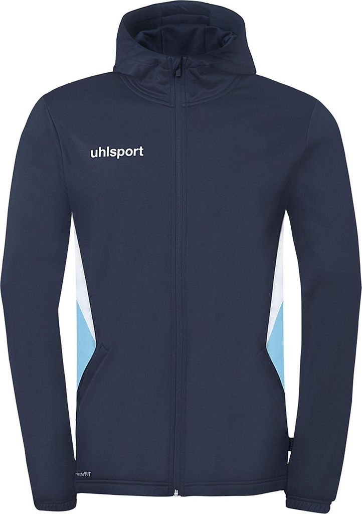 Uhlsport Equipe 29 Multi Hood Jacke - marine/skyblau/weiß, Größe:4XL
