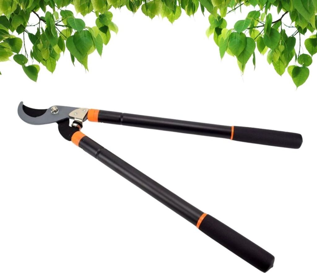 Profi Gartenschere Astschere Teleskop Baumschere Bypass Gartenschere Astschneider Hand Hecken Baum Ast Schere Lang Groß 60 - 95 cm