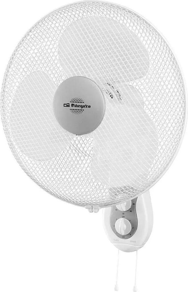Wandventilator orbegozo wf 0139 - 50w - 40cm Flügel - 3 Geschwindigkeiten - Zeitschaltuhr - mehrfach verstellbarer oszillierender Kopf - Sicherhei...