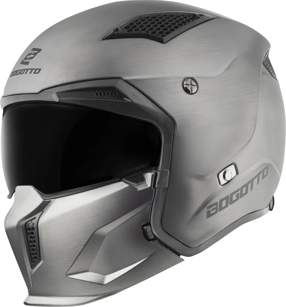 Casque Bogotto Radic Scratch ECE 22.06 - Coloris Titan Matt Taille M