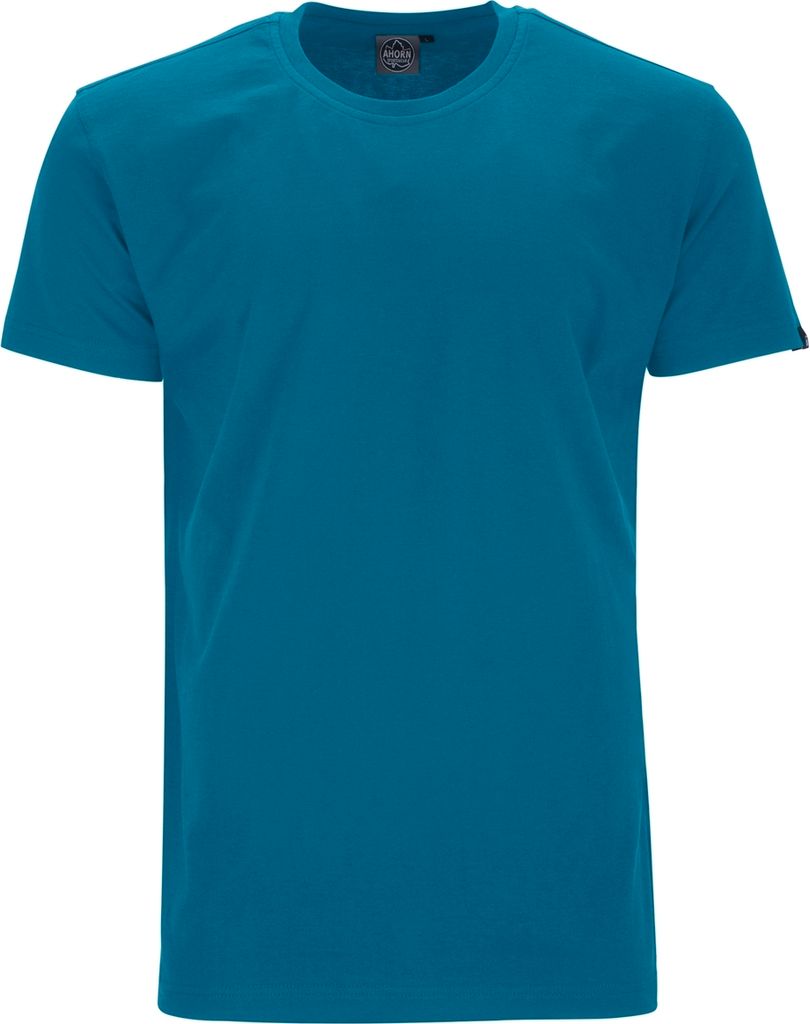 Übergrößen Basic T-Shirt AHORN SPORTSWEAR Water Blue 9XL