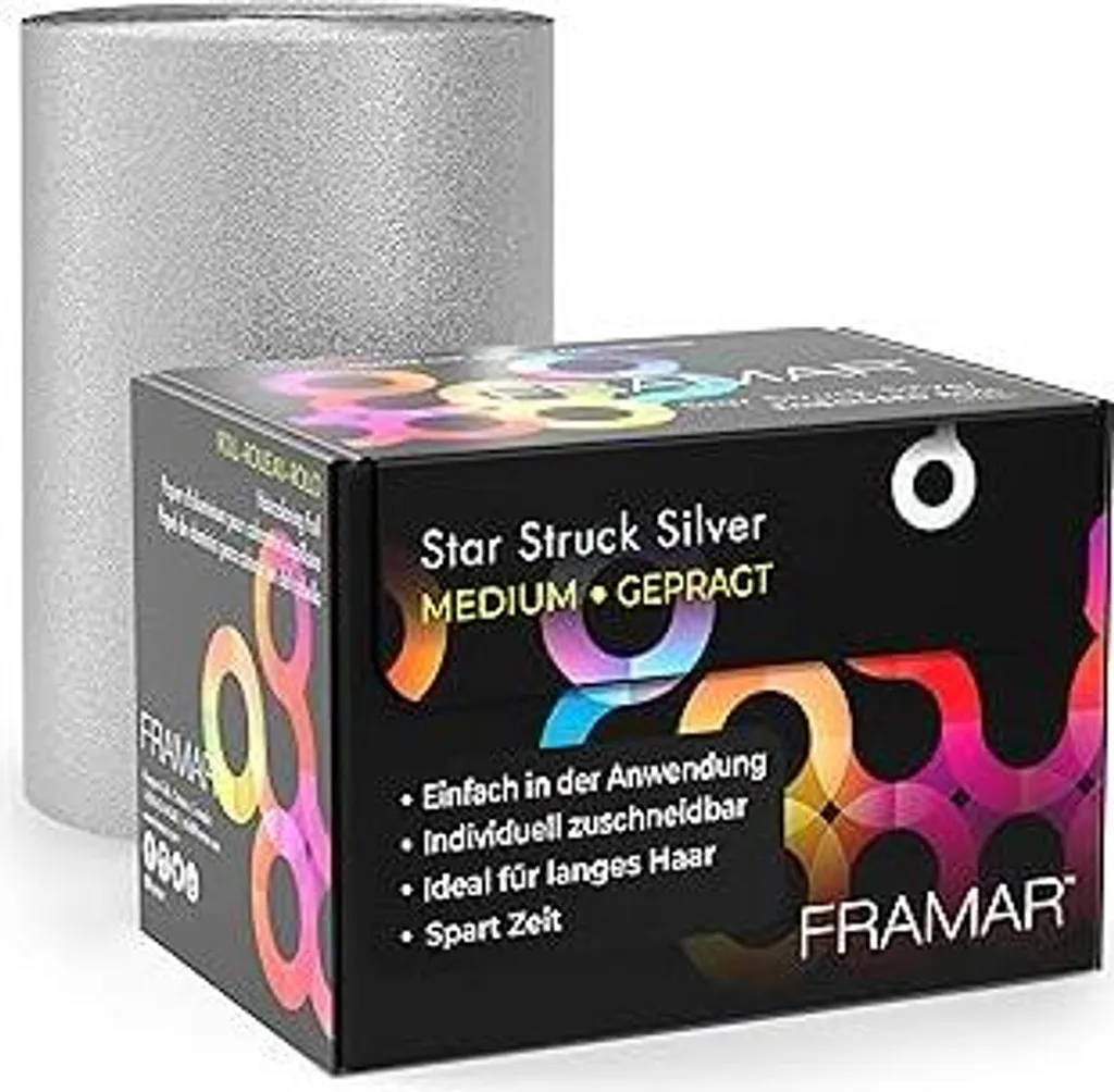 Rotolo Carta Argento per Capelli Framar 320 piedi | Risparmio e Velocità - 1