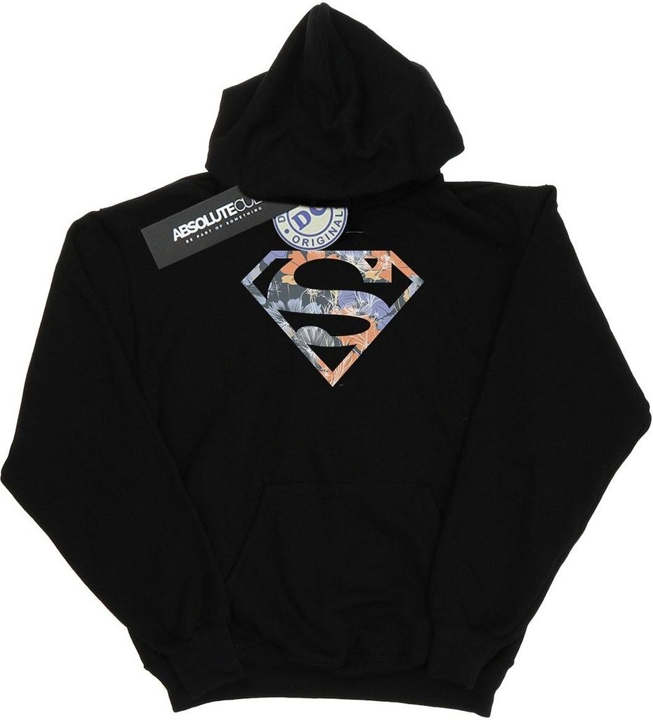DC Comics - Kapuzenpullover für Jungen BI6104 (152-158) (Schwarz)