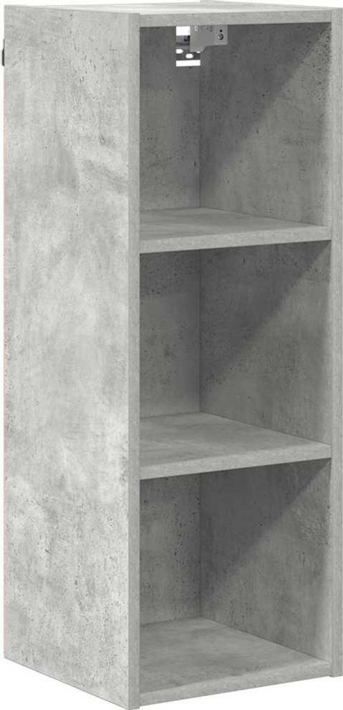 Hängeschrank Beton Grau 30 x 29,5 x 80 cm Holzwerkstoff