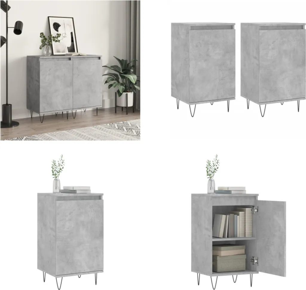 vidaXL Credenze Grigio Cemento 40x35x70 cm: Guida all'Arredo Urbano