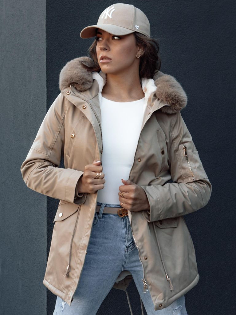 Dstreet Parka für Frauen Eriss beige XXL