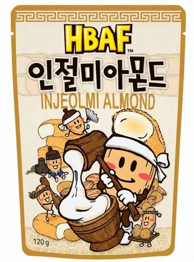 Hbaf | Geröstete Mandeln - Koreanischer Injeolmi-geschmack Produktbild 