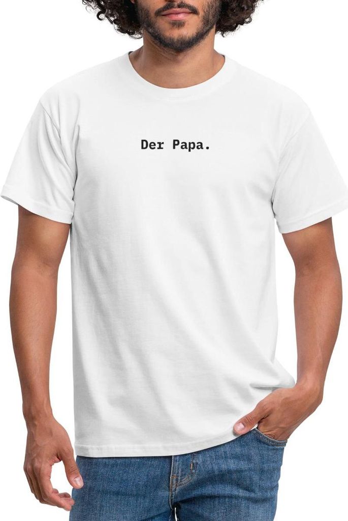 Spreadshirt Stromberg Der Papa Mit Bernd Stromberg Männer T-Shirt, XXL, Weiß