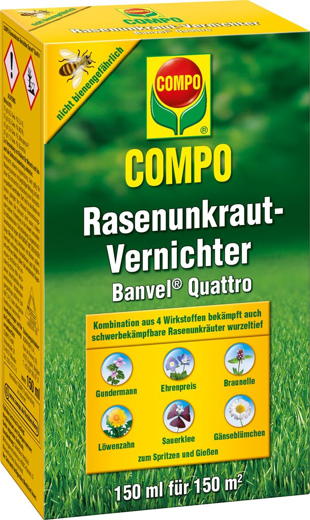Artikelbild 1 von 'Rasenunkraut-Vernichter Banvel Quattro (150 ml)'