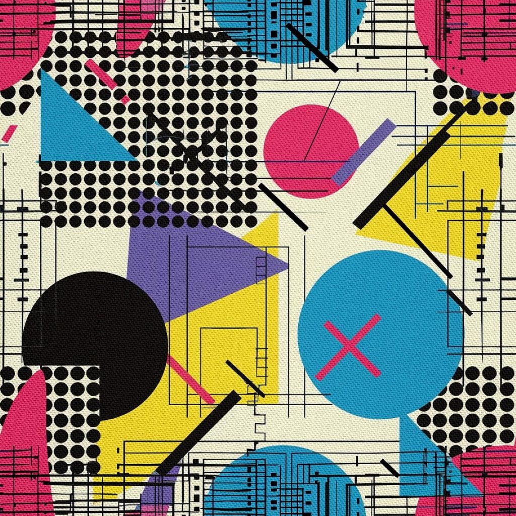 OUTDOOR DEKOSTOFFE OXFORD - Motiv Geometrisch I DX3357