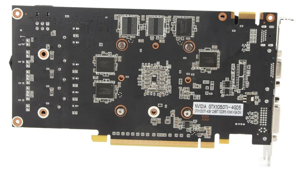 Carte graphique GTX 1050 Ti 4 Go DDR5 avec double ventilateur pour PC