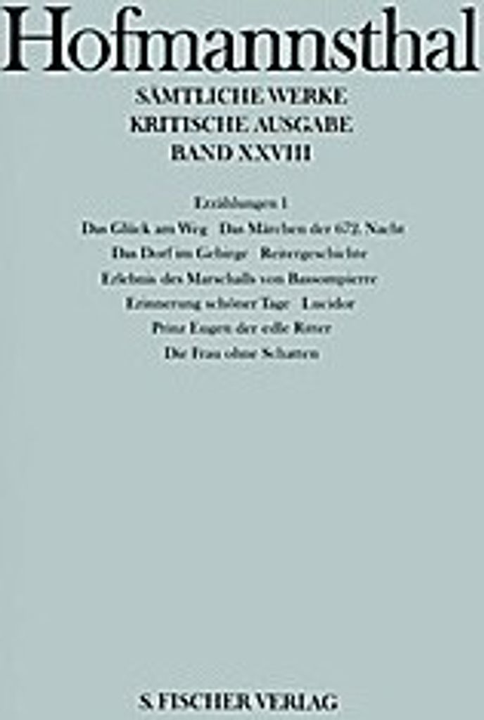 Erzählungen I