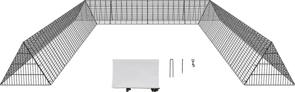 SucceBuy tunnel per polli, 236,2 x 157,5 x 24,2 pollici (L Immagine del prodotto 
