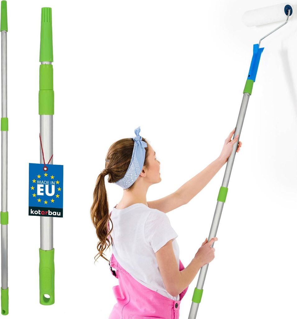 KOTARBAU Teleskopstange 63-130 cm Teleskop-Verlängerung Teleskopstab Teleskop-Verlängerungsstange Teleskopstiel für Malerrolle Teleskopstange ...