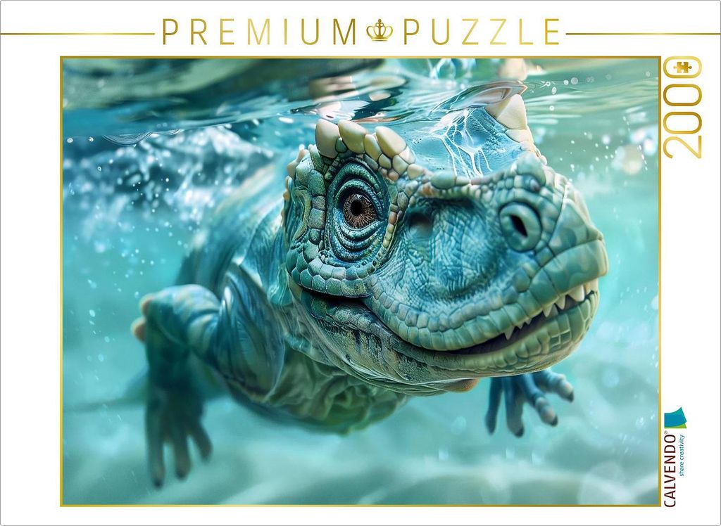 CALVENDO Puzzle Ein Motiv aus dem Kalender "Dino-Babys" | 2000 Teile Lege-Größe 90x67cm Foto-Puzzle für glückliche Stunden