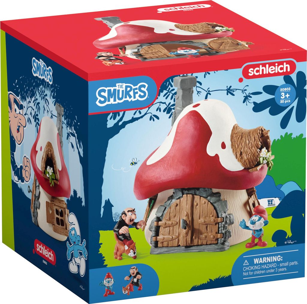 Schleich - Figurines d'animaux, Maison des Schtroumpfs avec Image du produit 