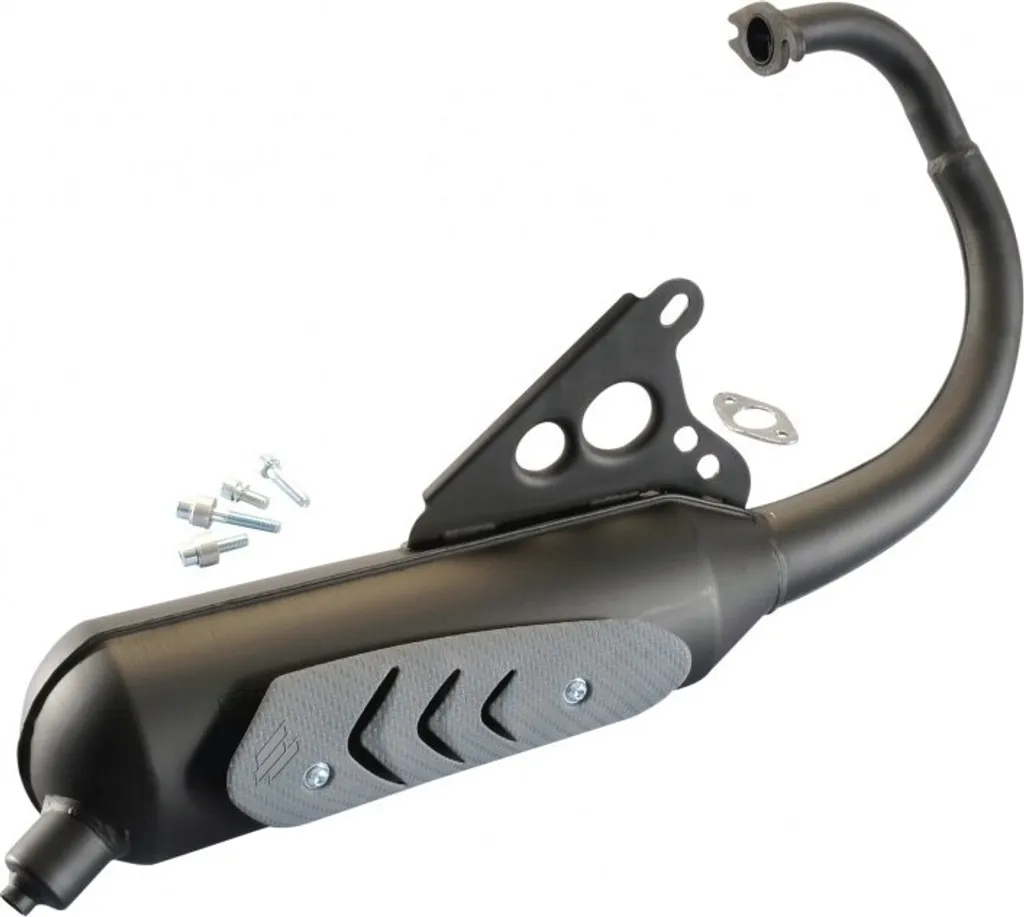 Pot d'Échappement Type Origine Polini pour Scooter Aprilia SR 50 et Amico