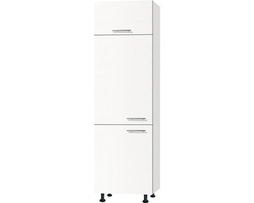 Optifit Kühlumbauschrank für 88er Einbaukühlschrank Bengt932 BxTxH 60 x 58,4 x 211,8 cm weiß matt zerlegt Anschlag rever