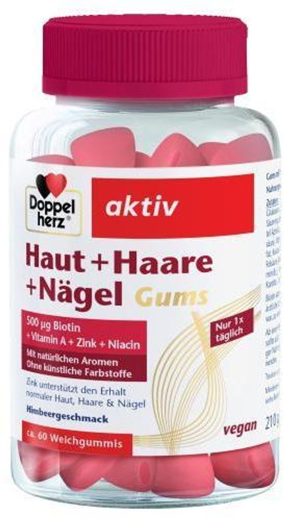 Doppelherz Haut+Haare+Nägel Gums 60 St Produktbild 