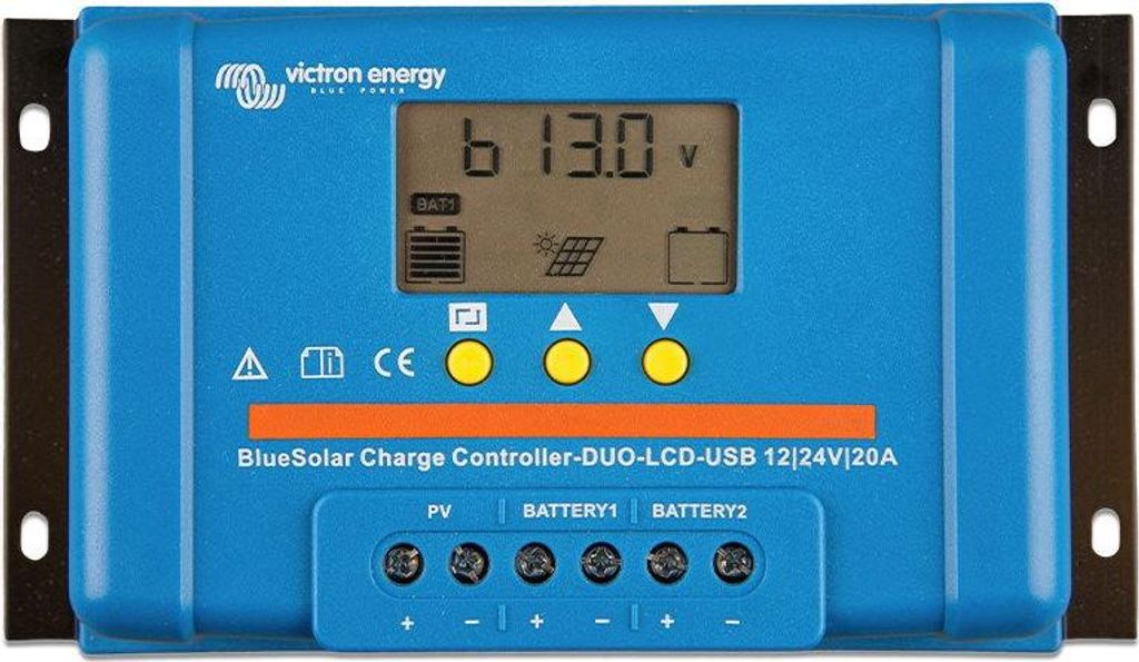 Victron BlueSolar PMW DUO LCD&USB 12/24V-20A