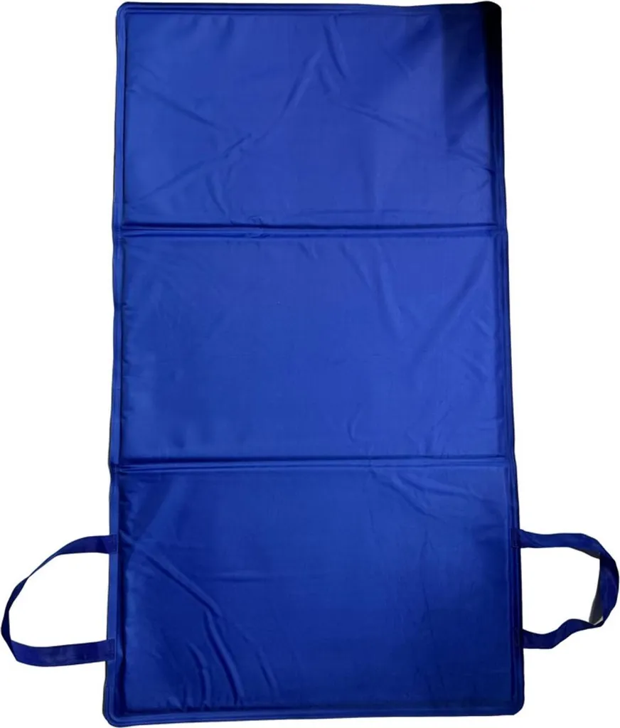 Tapis Rafraîchissant pour Chien en Canicule : 50x90cm Réutilisable Bleu - 4