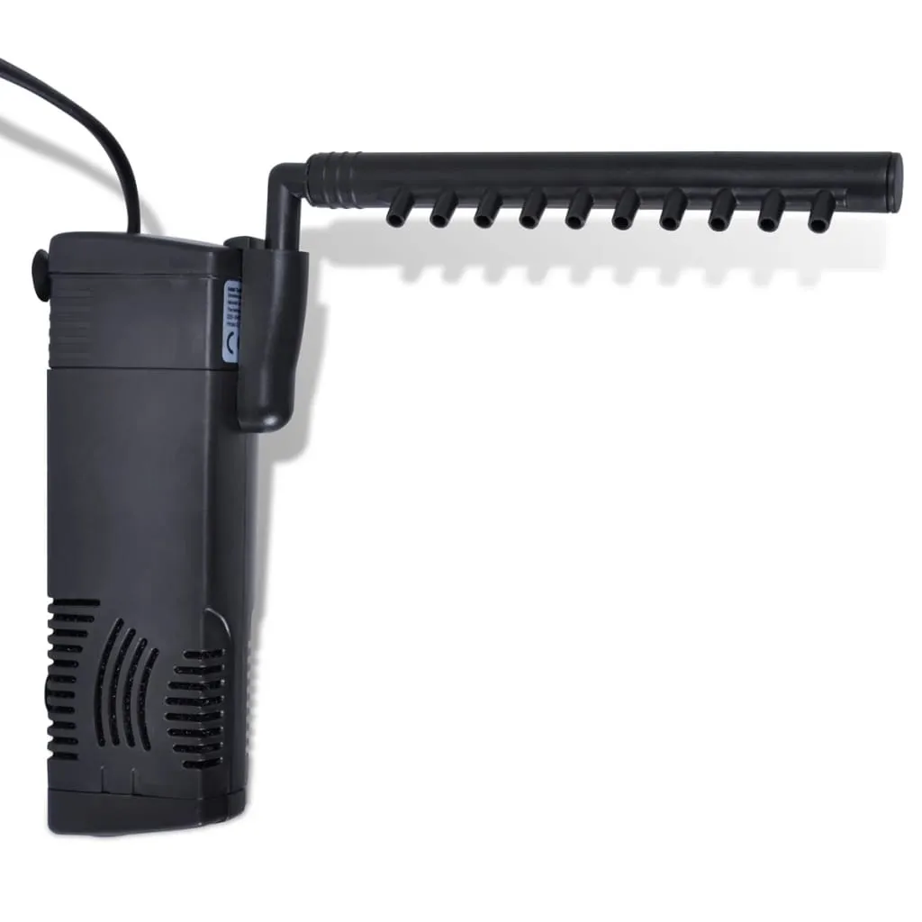 Filtre aquarium 300L/h anti-eau trouble pour un nettoyage efficace
