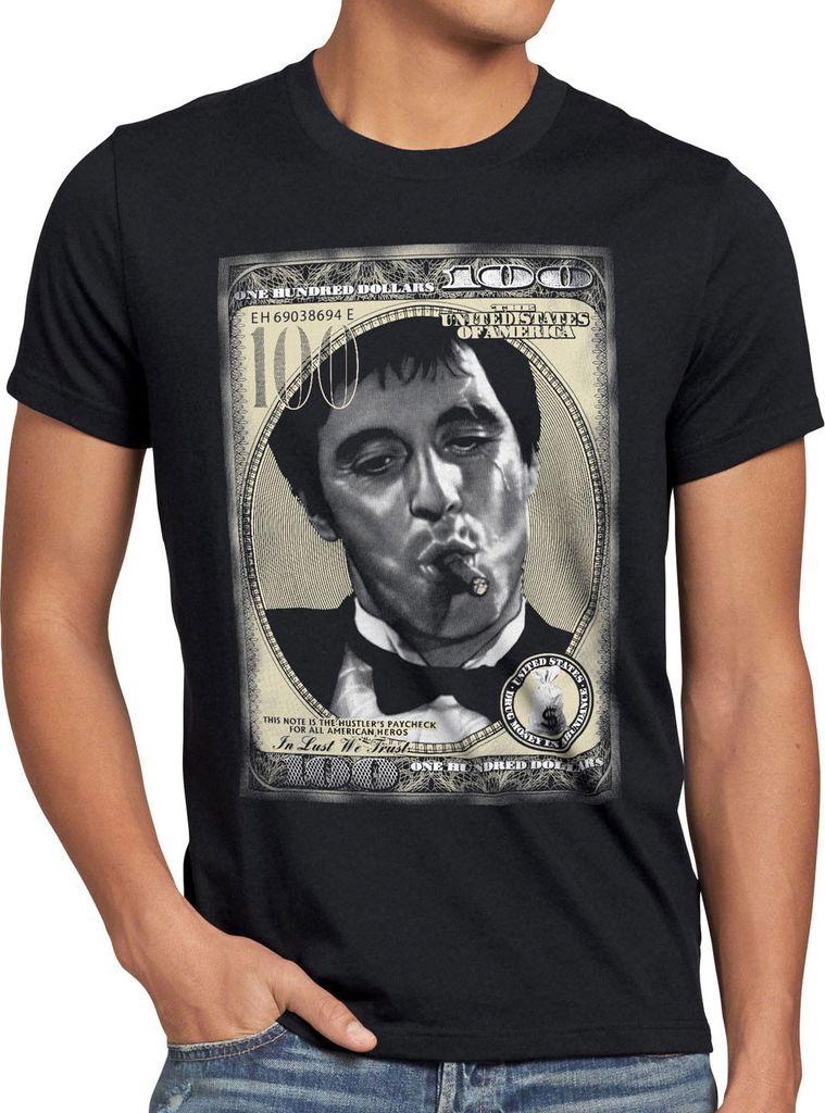 style3 Drug Money Tony T-Shirt Herren pacino pablo US