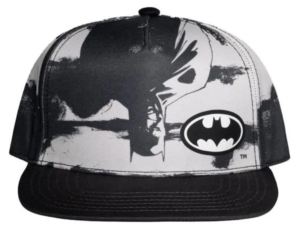 Casquette Batman Baseball Noir avec Logo Chauve-souris Inversé DC - 6