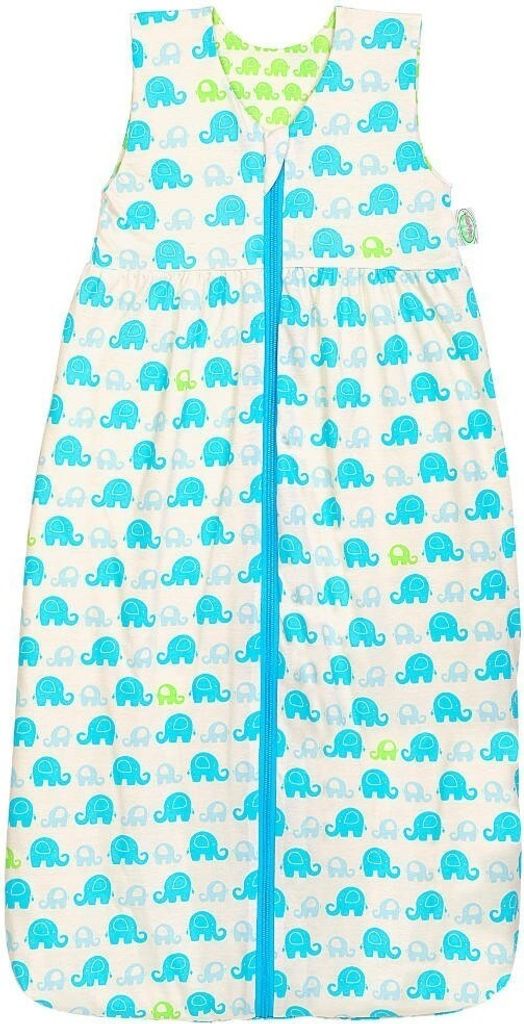 Odenwälder Jersey-Schlafsack Anni Funny Fant aqua 70