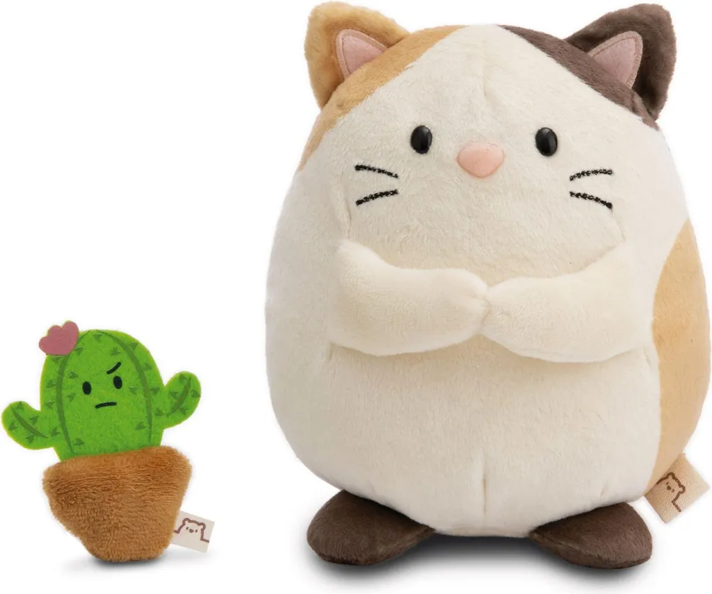 Petite Peluche Chat Angy Mymochi 16 cm : texture moelleuse et douce