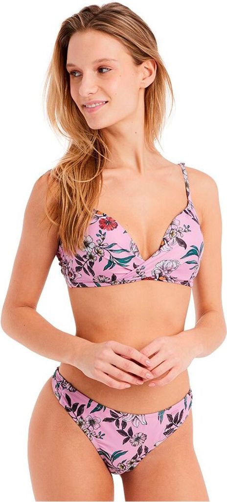 Protest Channel Wire Bikini Rosa S / B Frau Rosa S