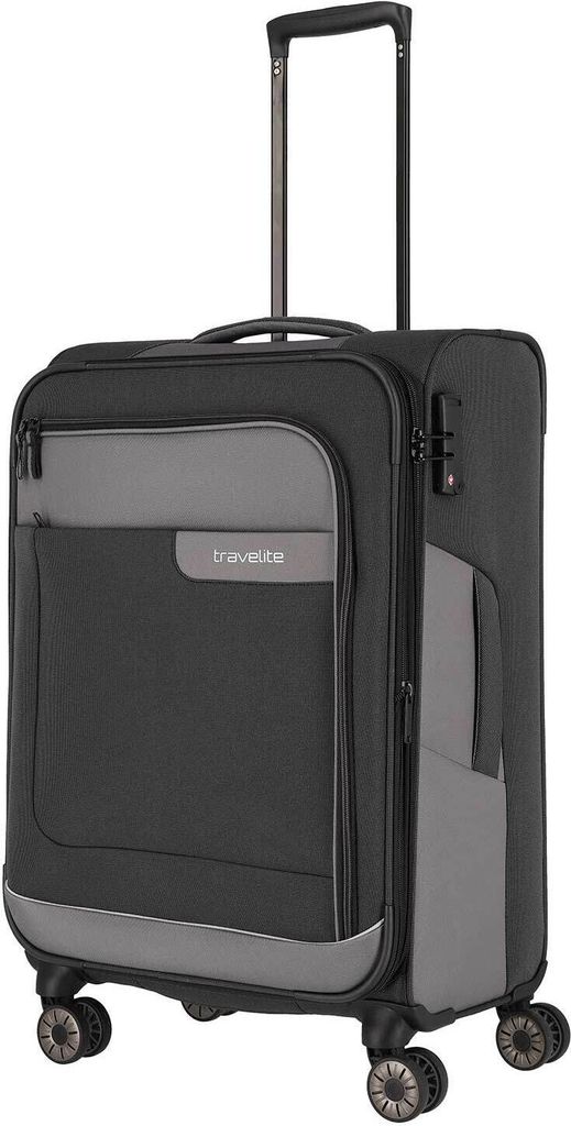 Travelite Mallette de voyage en tissu Viia 4w M Anthracite Image du produit 