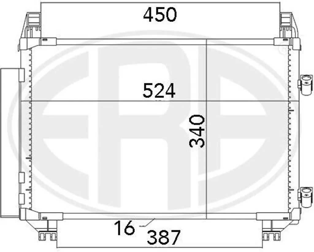 Réparez votre clim de Yaris P9 avec le condenseur ERA 667070 robuste